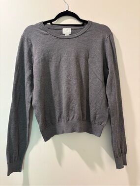 H&M Charcoal Gray Crewneck Sweater